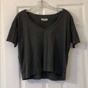 Madewell crop v-neck